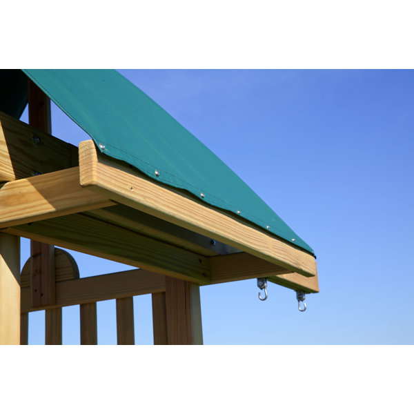 YardCraft Space Saver Cliff Climb Playset Swing Set Wayfair